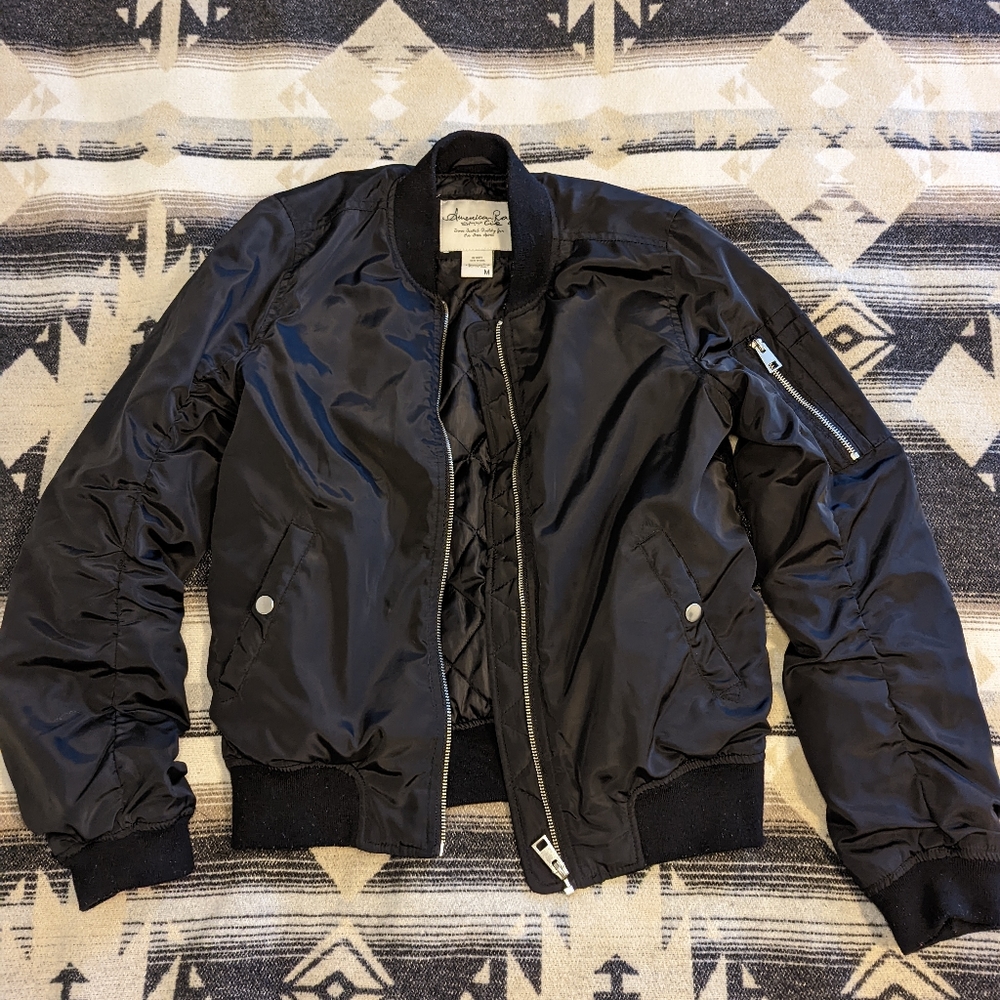 American Rag bomber jacket black medium